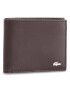 Lacoste Голям мъжки портфейл Large Billfold & Coin NH1112FG Кафяв - Pepit.bg