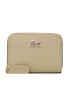 Lacoste Малък дамски портфейл Xs Zip Coin Wallet NF4193PO Бежов - Pepit.bg