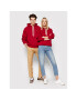 Lacoste Суитшърт Unisex SH9202 Червен Loose Fit - Pepit.bg