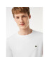 Lacoste Тениска с дълъг ръкав TH6712 Бял Regular Fit - Pepit.bg