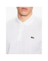 Lacoste Тениска с яка и копчета DH0783 Бял Regular Fit - Pepit.bg