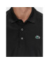 Lacoste Тениска с яка и копчета DH3201 Черен Regular Fit - Pepit.bg