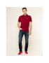 Lacoste Тениска с яка и копчета L1212 Бордо Classic Fit - Pepit.bg