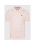 Lacoste Тениска с яка и копчета L1212 Розов Regular Fit - Pepit.bg