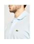 Lacoste Тениска с яка и копчета L1212 Син Classic Fit - Pepit.bg