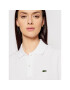 Lacoste Тениска с яка и копчета PF7839 Бял Classic Fit - Pepit.bg