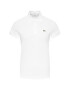 Lacoste Тениска с яка и копчета PF7839 Бял Classic Fit - Pepit.bg