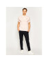 Lacoste Тениска с яка и копчета PH4012 Розов Slim Fit - Pepit.bg