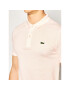 Lacoste Тениска с яка и копчета PH4012 Розов Slim Fit - Pepit.bg