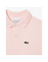 Lacoste Тениска с яка и копчета PJ2909 Розов Regular Fit - Pepit.bg