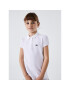 Lacoste Тениска с яка и копчета PJ3594 Бял Regular Fit - Pepit.bg