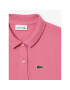 Lacoste Тениска с яка и копчета PJ3594 Розов Regular Fit - Pepit.bg