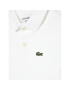 Lacoste Тениска с яка и копчета PJ8915 Бял Regular Fit - Pepit.bg