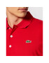 Lacoste Тениска с яка и копчета YH4801 Червен Slim Fit - Pepit.bg