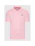 Lacoste Тениска с яка и копчета YH4801 Розов Slim Fit - Pepit.bg