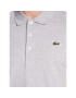 Lacoste Тениска с яка и копчета YH4801 Сив Slim Fit - Pepit.bg