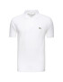 Lacoste Тениска с яка и копчета L1212 Бял Classic Fit - Pepit.bg