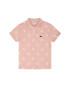 Lacoste Тениска с яка и копчета PJ5010 Розов Regular Fit - Pepit.bg