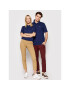 Lacoste Тениска с яка и копчета Unisex PH9161 Тъмносин Regular Fit - Pepit.bg