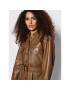 LaMarque Кожена рокля Georgetta Кафяв Oversize - Pepit.bg