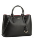 Lauren Ralph Lauren Дамска чанта Marcy Satchel Large 431697680001 Черен - Pepit.bg