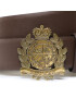 Lauren Ralph Lauren Дамски колан Crest Belt 412883719001 Кафяв - Pepit.bg