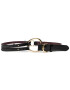 Lauren Ralph Lauren Дамски колан Tri Strap 412810577001 Черен - Pepit.bg