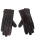 Lauren Ralph Lauren Дамски ръкавици Lth Whipstitch Glove 454822999001 Черен - Pepit.bg