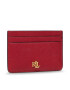 Lauren Ralph Lauren Калъф за кредитни карти Slim Card 432844709001 Червен - Pepit.bg