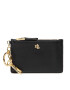 Lauren Ralph Lauren Калъф за кредитни карти Zip Card Cas 432876731002 Черен - Pepit.bg