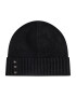 Lauren Ralph Lauren Шапка 3 Button Knit Beanie 454823087001 Черен - Pepit.bg