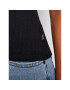 Lee Блуза Ribbed L44QPJ01 Черен Slim Fit - Pepit.bg