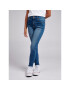 Lee Дънки Scarlett High Waist LEG5005 Син - Pepit.bg