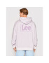 Lee Суитшърт Logo L85JQVUU Виолетов Loose Fit - Pepit.bg