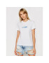 Lee Тишърт Logo L44NEPLJ Бял Slim Fit - Pepit.bg