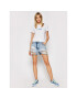 Lee Тишърт Logo L44NEPLJ Бял Slim Fit - Pepit.bg