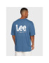 Lee Тишърт Logo L68ZFQ54 Син Loose Fit - Pepit.bg