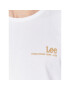 Lee Тишърт Small Logo L68WFELJ Бял Regular Fit - Pepit.bg
