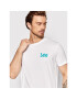Lee Тишърт Wobbly Logo L65QAILJ Бял Regular Fit - Pepit.bg