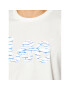 Lee Тишърт Wobbly Logo Tee L65QAINQ Бял Regular Fit - Pepit.bg