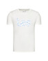 Lee Тишърт Wobbly Logo Tee L65QAINQ Бял Regular Fit - Pepit.bg