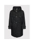 Les Hommes Парка LLQ501313U Черен Regular Fit - Pepit.bg