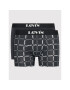 Levi's® Комплект 2 чифта боксерки Logo Plaid 701203916 Черен - Pepit.bg