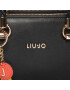 Liu Jo Дамска чанта S Satchel Double AA3243 E0013 Черен - Pepit.bg