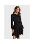 Liu Jo Коктейлна рокля CF2013 T3164 Черен Regular Fit - Pepit.bg