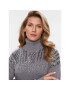 Liu Jo Плетена рокля MS16G 02050 Сив Relaxed Fit - Pepit.bg