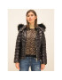 Liu Jo Пухено яке L69015 T5603 Черен Regular Fit - Pepit.bg