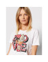 Liu Jo Тишърт CA2258 J5003 Бял Regular Fit - Pepit.bg