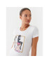 Liu Jo Тишърт MF3272 J6409 Бял Regular Fit - Pepit.bg
