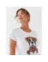 Liu Jo Тишърт MF3313 J6410 Бял Regular Fit - Pepit.bg